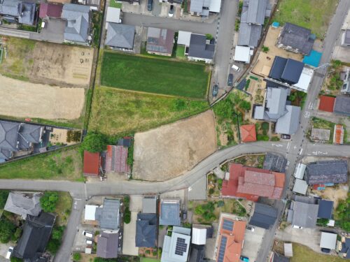 上空から撮影した敷地写真です。 (外観)
